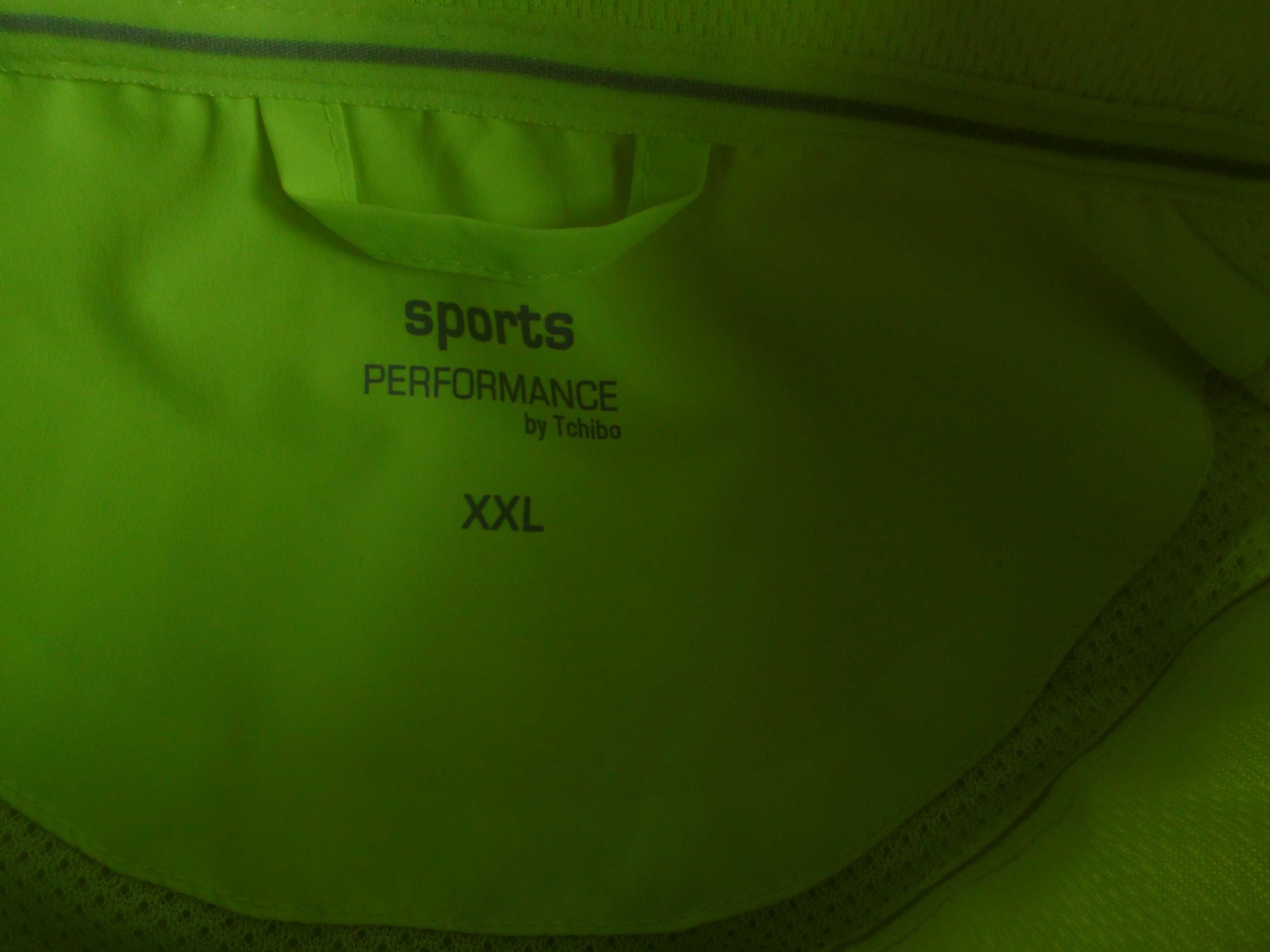 TCHIBO  SPORTS kurtka sportowa XXL neonowa odblaski