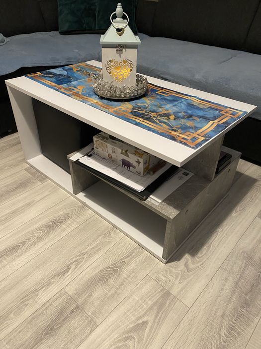 Stolik kawowy baiło szary