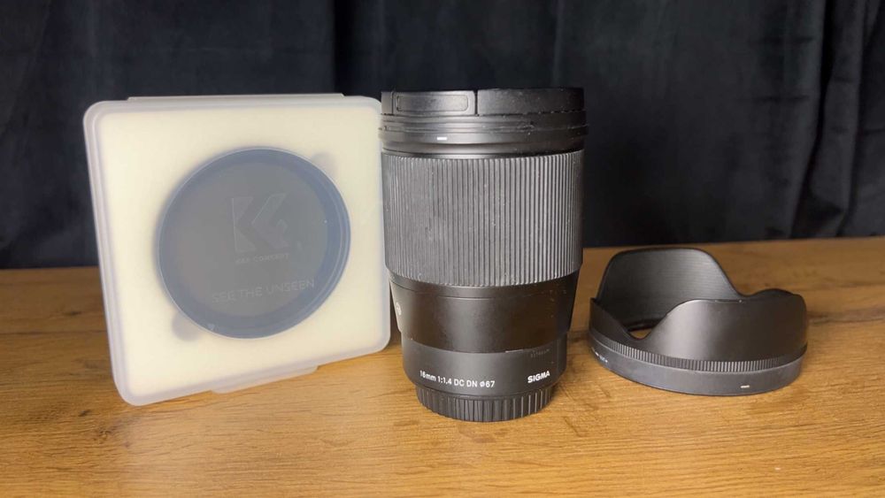 Sigma 16mm f/1.4 DC DN Sony E)+ Filtr K&F