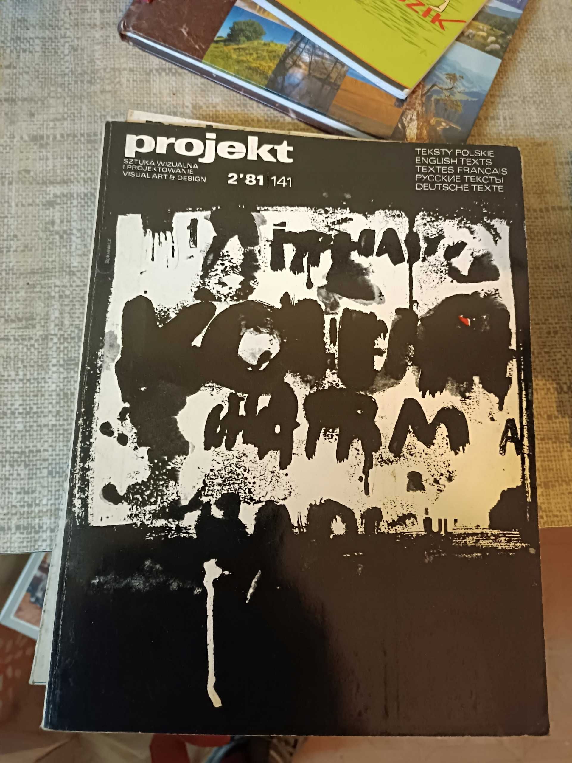 Czasopismo Projekt 1981 i 1982