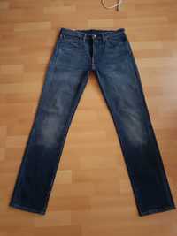 Levis 511 W34 L34 spodnie jeansowe jeansy straight slim stretch 34/34