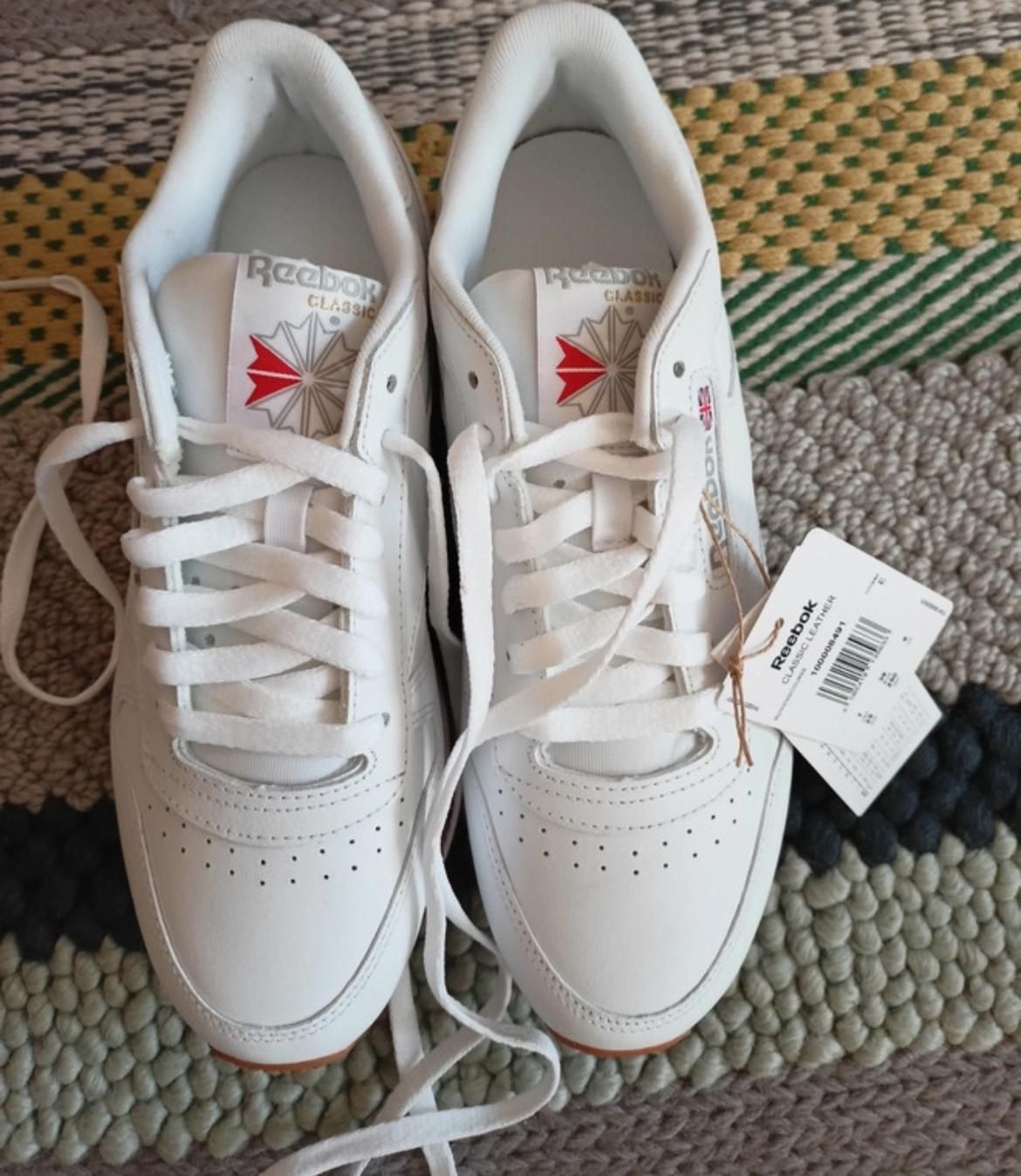 Reebok sneakers męskie białe nowe Reeboki buty skórzane letnie 40,5