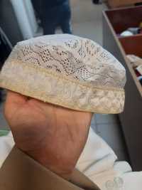 Muzułmańska czapka  biała koronkowa  r.uniwersalny