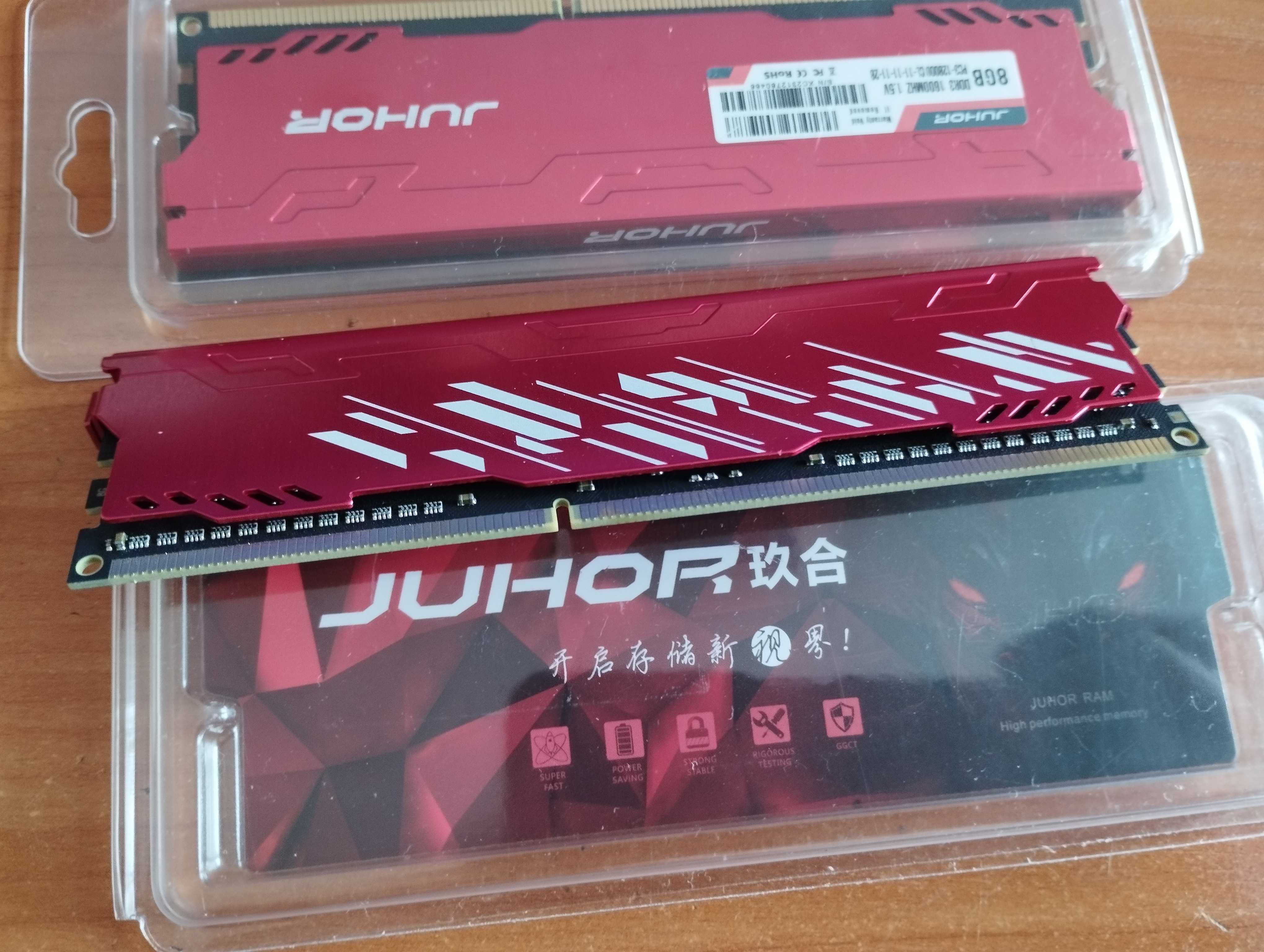 Оперативна пам'ять з радіатором JUHOR 16 Gb (8Гб+8Гб) DDR3 1600 МГц
