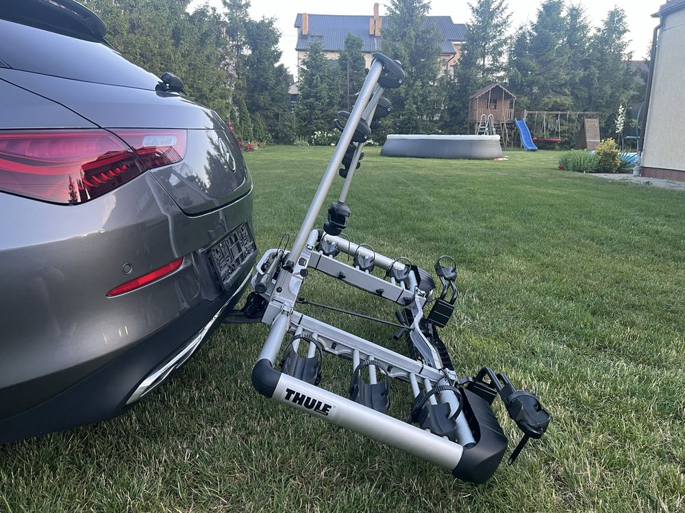 THULE 903 + adapter 9022 3/4 rowery składany bagażnik rowerowy na hak
