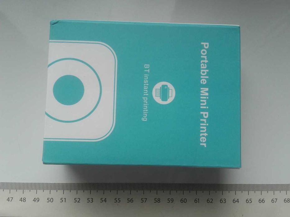 Mini drukarka przenośna termiczna papierowa bezatramentowa Bluetooth A