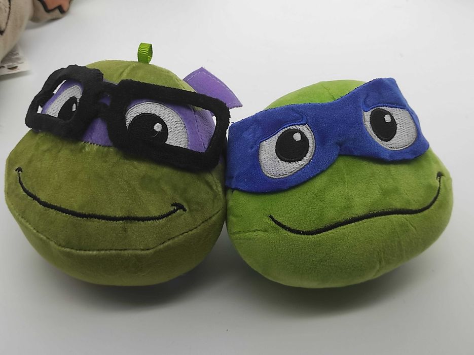Maskotka figurka gniotka wojownicze żółwie ninja Miraball ZESTAW