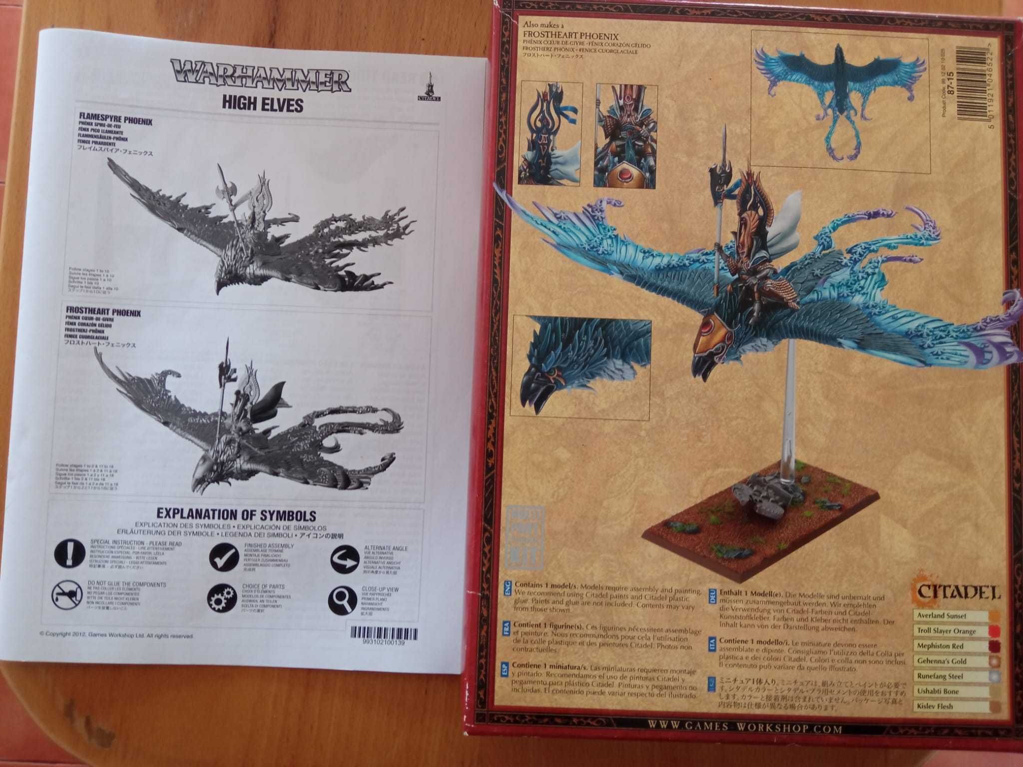 Miniaturas Warhammer: High Elf Flamespyre Phoenix 2012