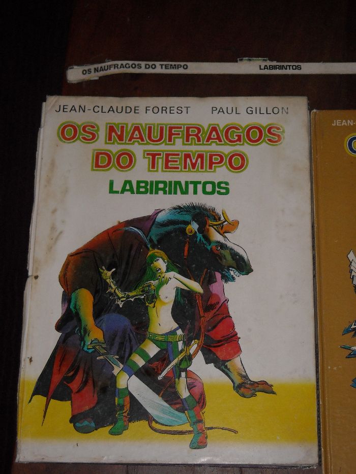 Livros BD Banda desenhada antigos - Naufragos do Tempo