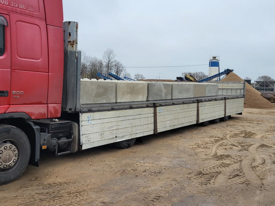 Lego bloki betonowe klocki mur zasieki bloczek zapora ściana 180x60x60