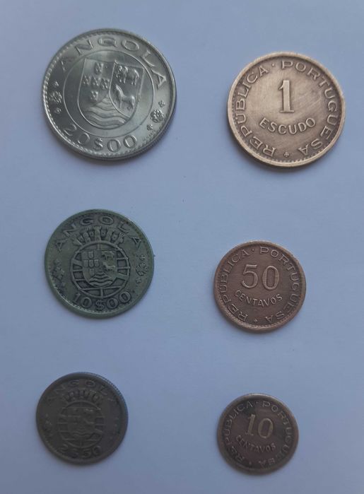 Conjunto de Moedas de Angola