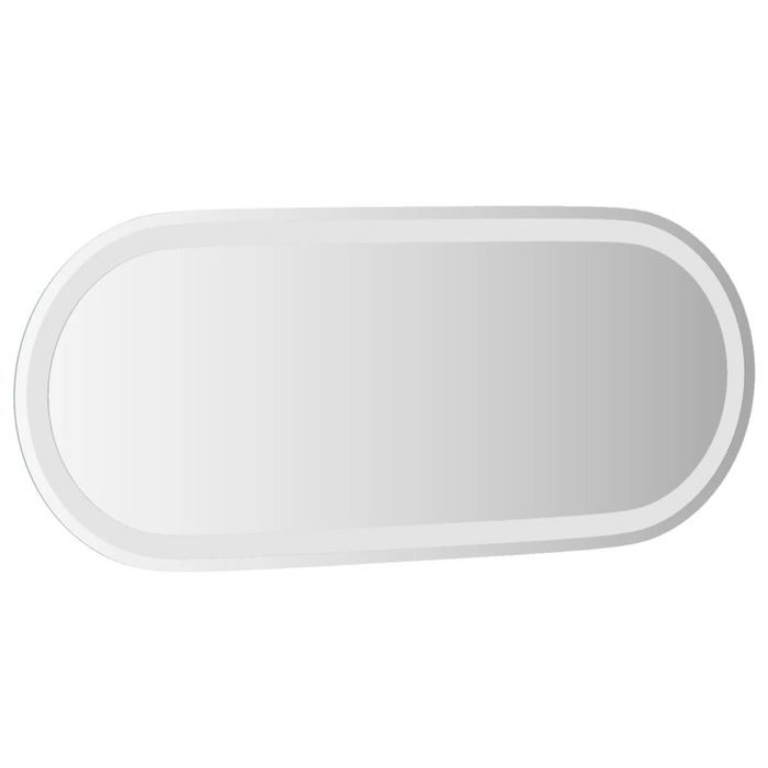 Vidaxl Lustro Łazienkowe Z Led, 90X40 Cm, Owalne