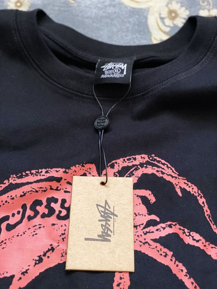 Футболка Stussy 1:1 Green Leaves