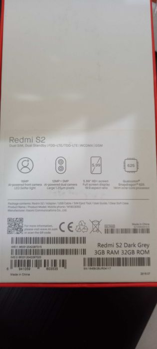 Xiaomi Redmi S2 para desocupar