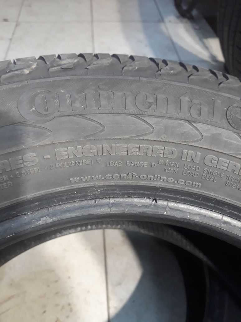 2 Opony letnie 215/65r16C CONTINENTAL 2017r 6.8mm