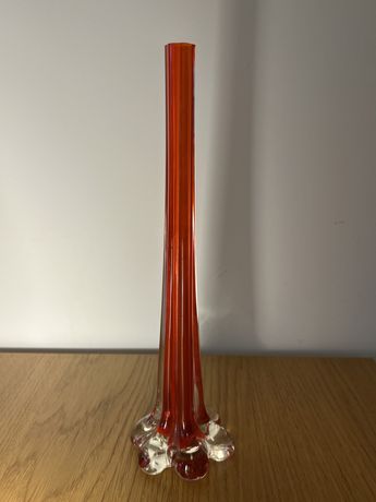 Szklany kręcony wazon | cudo