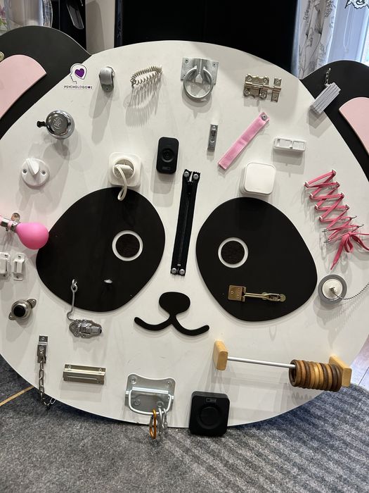Tablica manipulacyjna sensoryczna Panda Patrycja „XL”