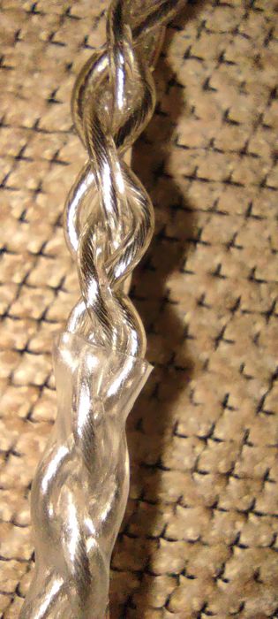 Кабель навушників балансний чисте срібло.