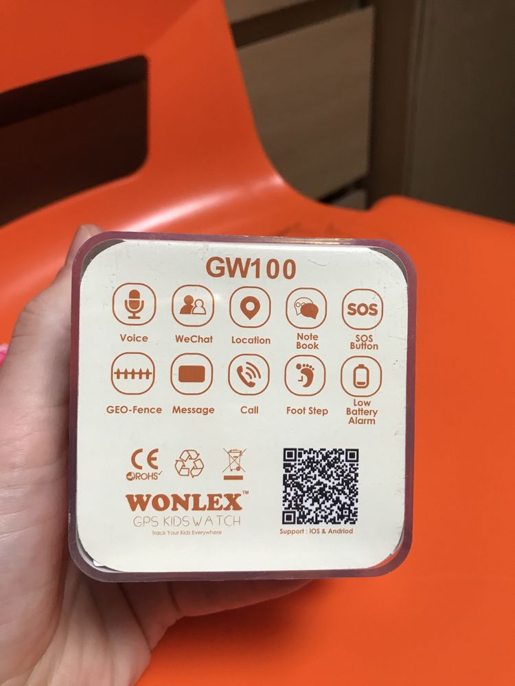 Relógio de segurança para crianças Wonlex GW100