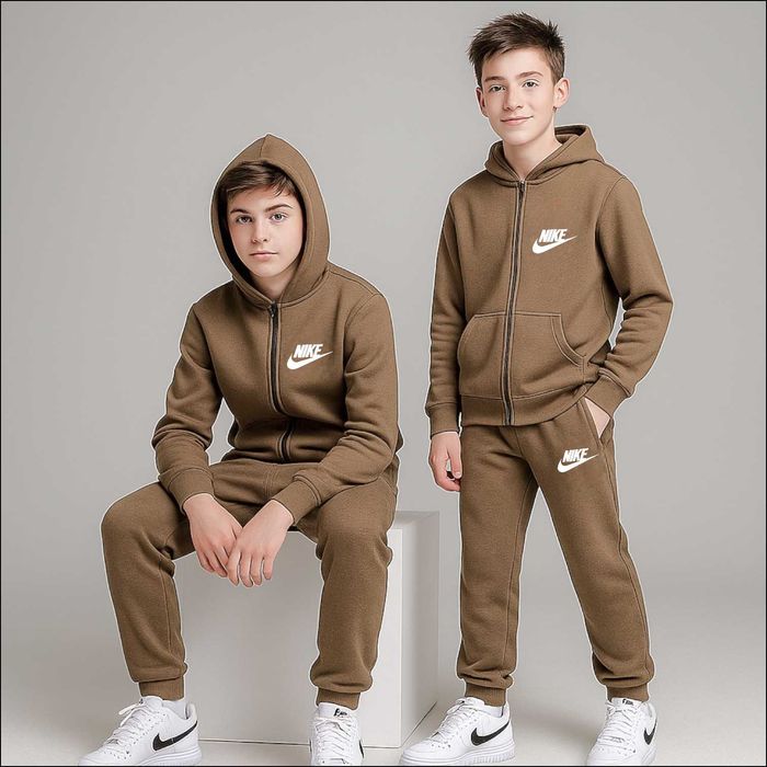 Теплий Костюм на флісі для хлопчика 146-164 см Найк Пума Туреччина