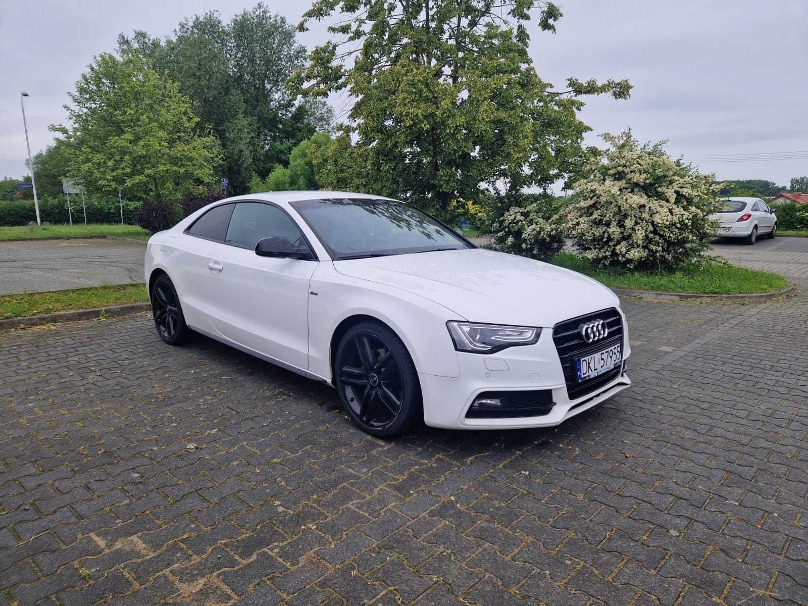 Audi A5 2.0 TDI 177 KM | Biały | S-LINE
