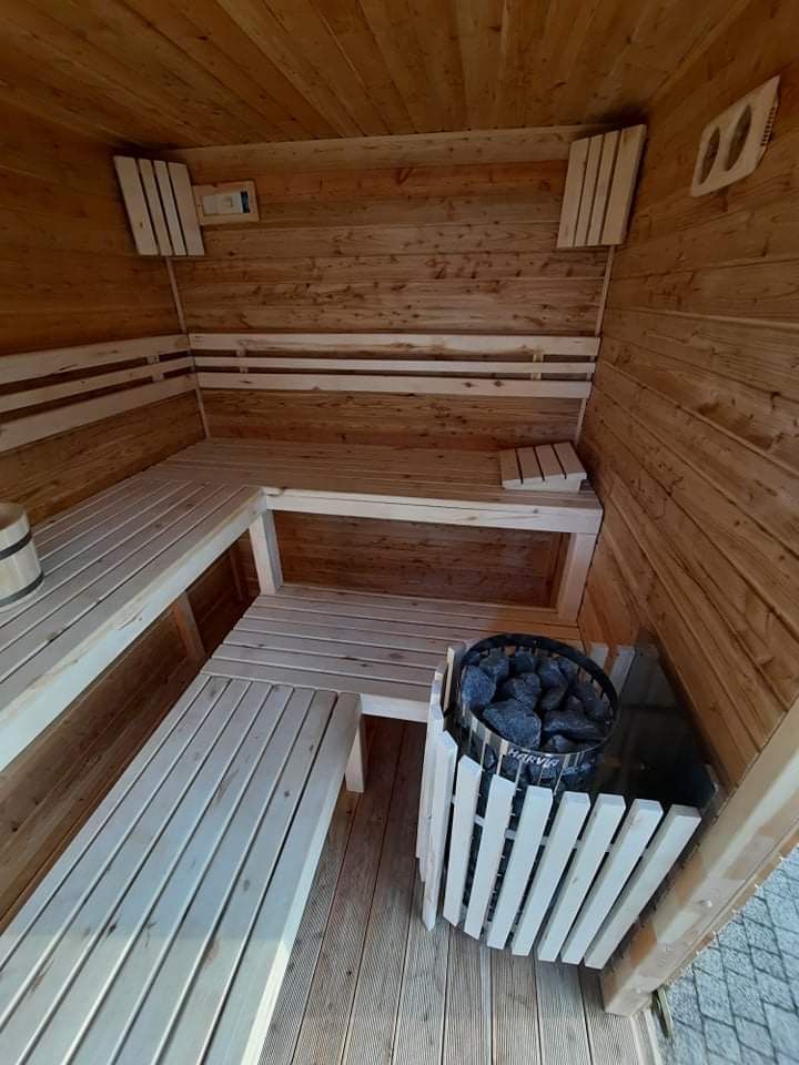 Sauna ogrodowa zewnętrzna fińska sauna SPA