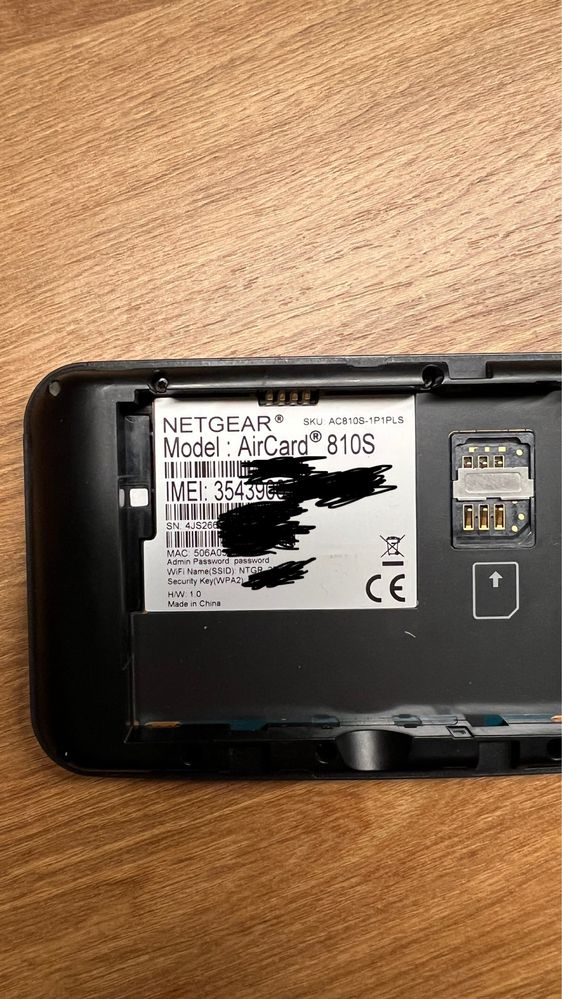 Netgear AirCard 810S AC810 Mobilny Router LTE WiFi