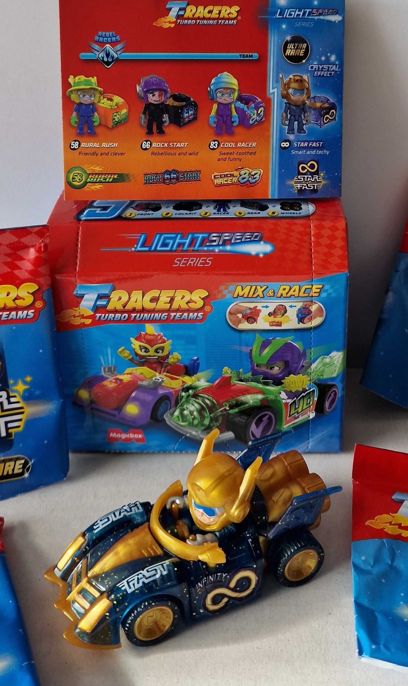 auto CRYSTAL Efekt ULTRA RARE unikat T-Racers seria 6  Light Speed