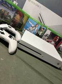 Xbox one S 1tb blu-ray +2pady+7gier