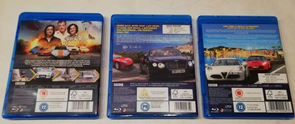 3 Blu-Ray Top Gear