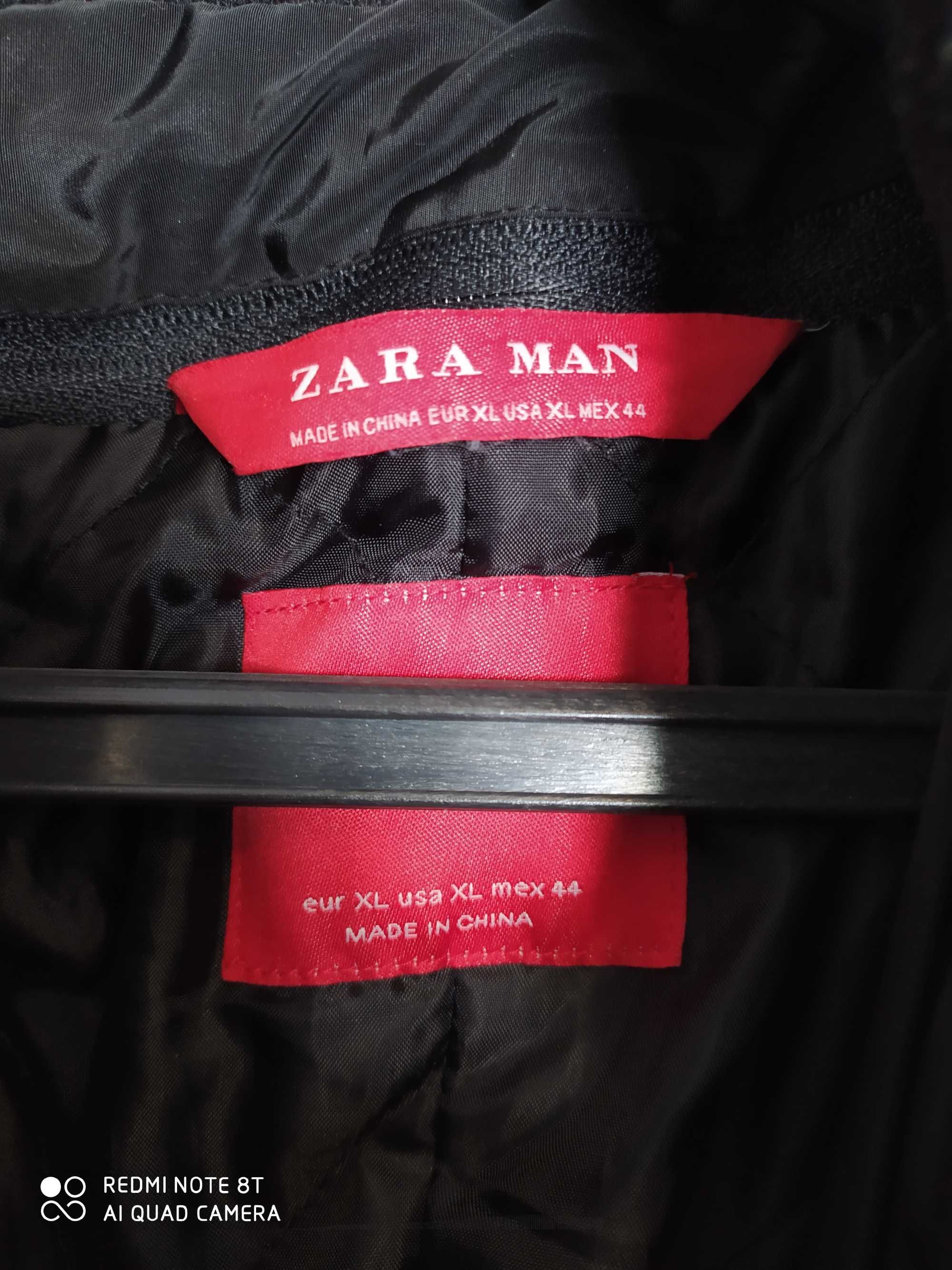 Sobretudo preto Zara XL