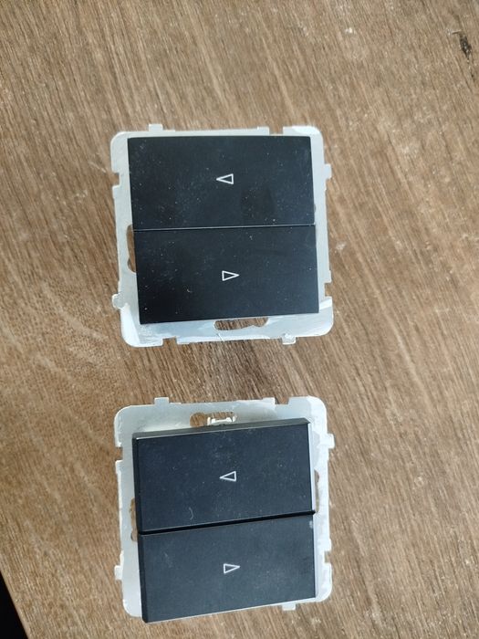 Ospel AS wyłącznik żaluzjowy zwierny czarny