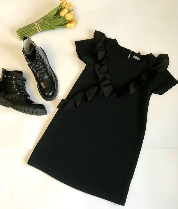 Сукня Чорна. Новорічна/Різдвяна. Next. 8/9 років. Ріст 134 см