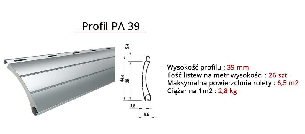 ROLETA Zewnętrzna Ręczna lub Elektryczna NA WYMIAR Osłony Rolety