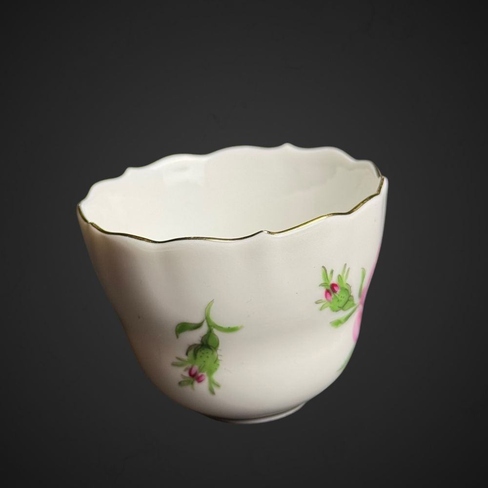 Filiżanka do mokki miśnia meissen róża złocenie B51/032908