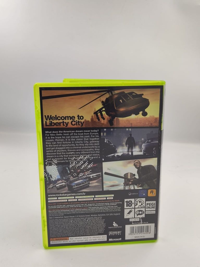 Gta IV Kompletna Xbox nr 0906