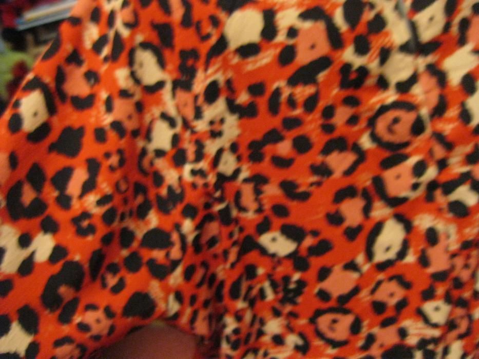 блуза блузка крутая кофточка красная рябый принт пр-во ИНДИЯ 20 54 XL