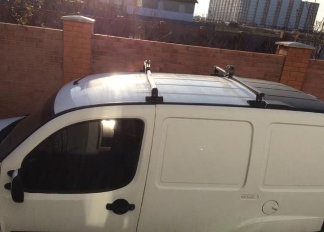 Автобагажник AS 42 H 37 на крышу FIAT Doblo в штатные места