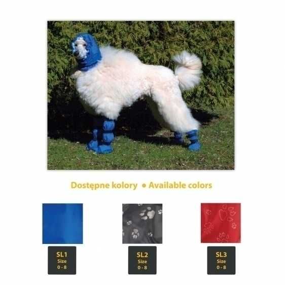 Grande Finale Ochraniacze na łapy czarny PAW r. 8 40 cm/25 cm