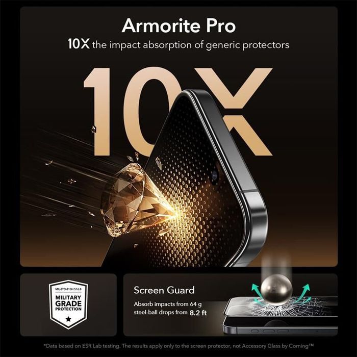 Antyrefleksyjne Szkło Hartowane Esr Ultrafit Armorite Pro Iphone 17