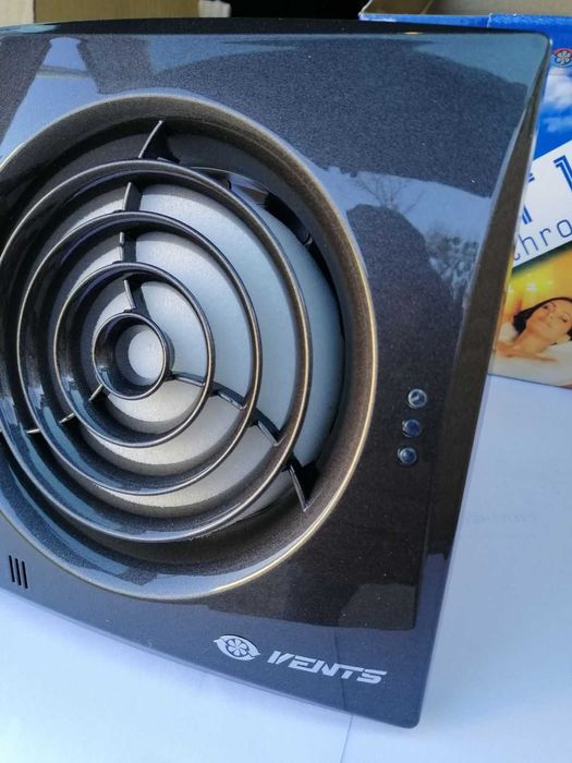 Вентилятор ВЕНТС Квайт 100 чорний сапфір