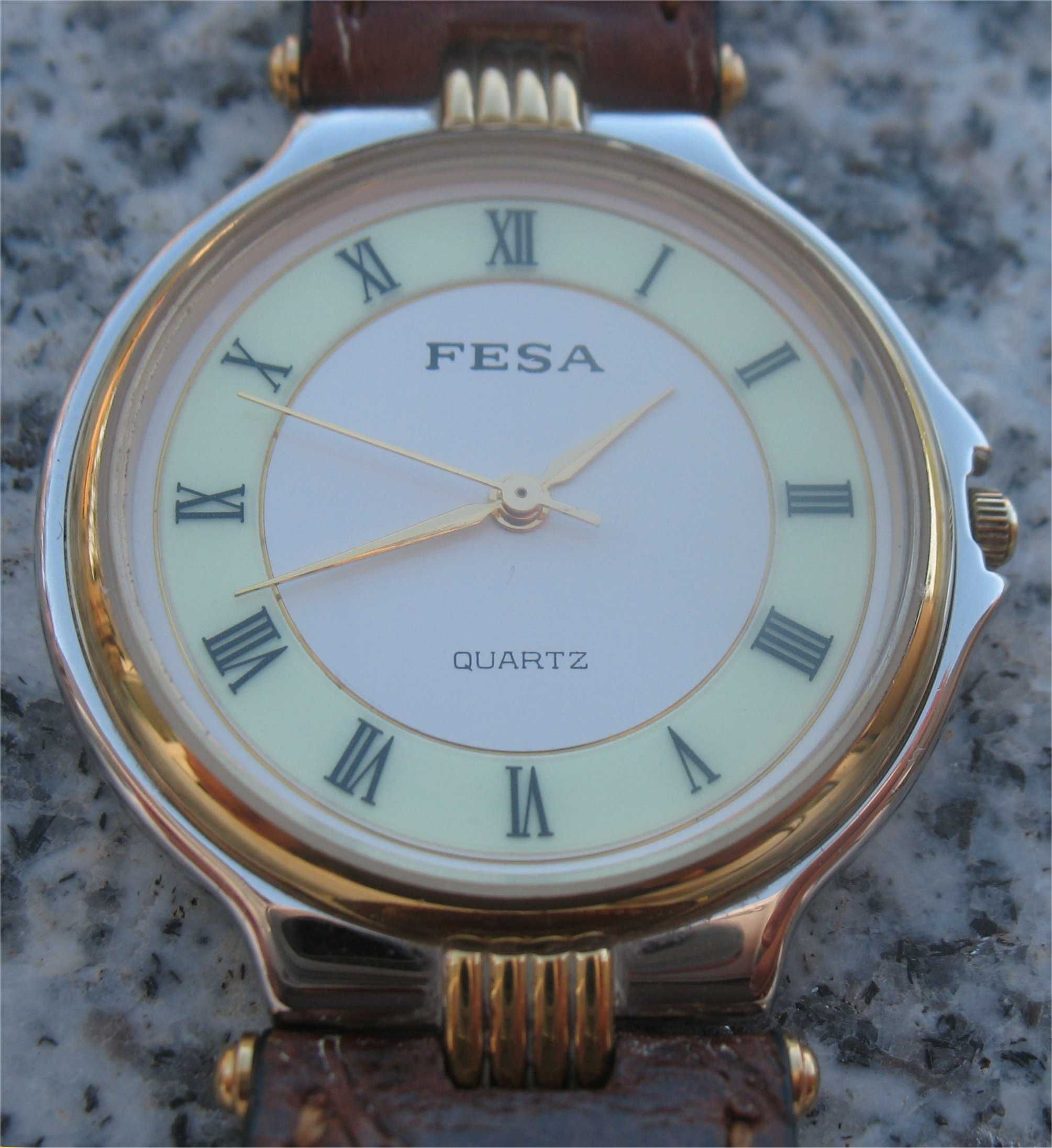 Relógio Vintage Fesa - Quartz c/mostrador luminescente (Movimento ETA)