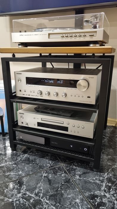 Szafka Rtv  komoda stolik audio Hifi  z regulowanymi blatami na sprzęt