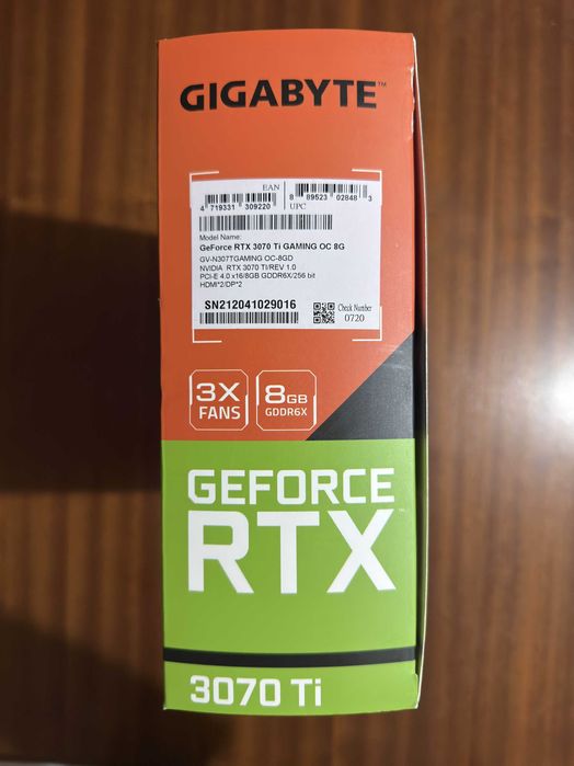 Nvidia RTX 3070 TI Gaming OC