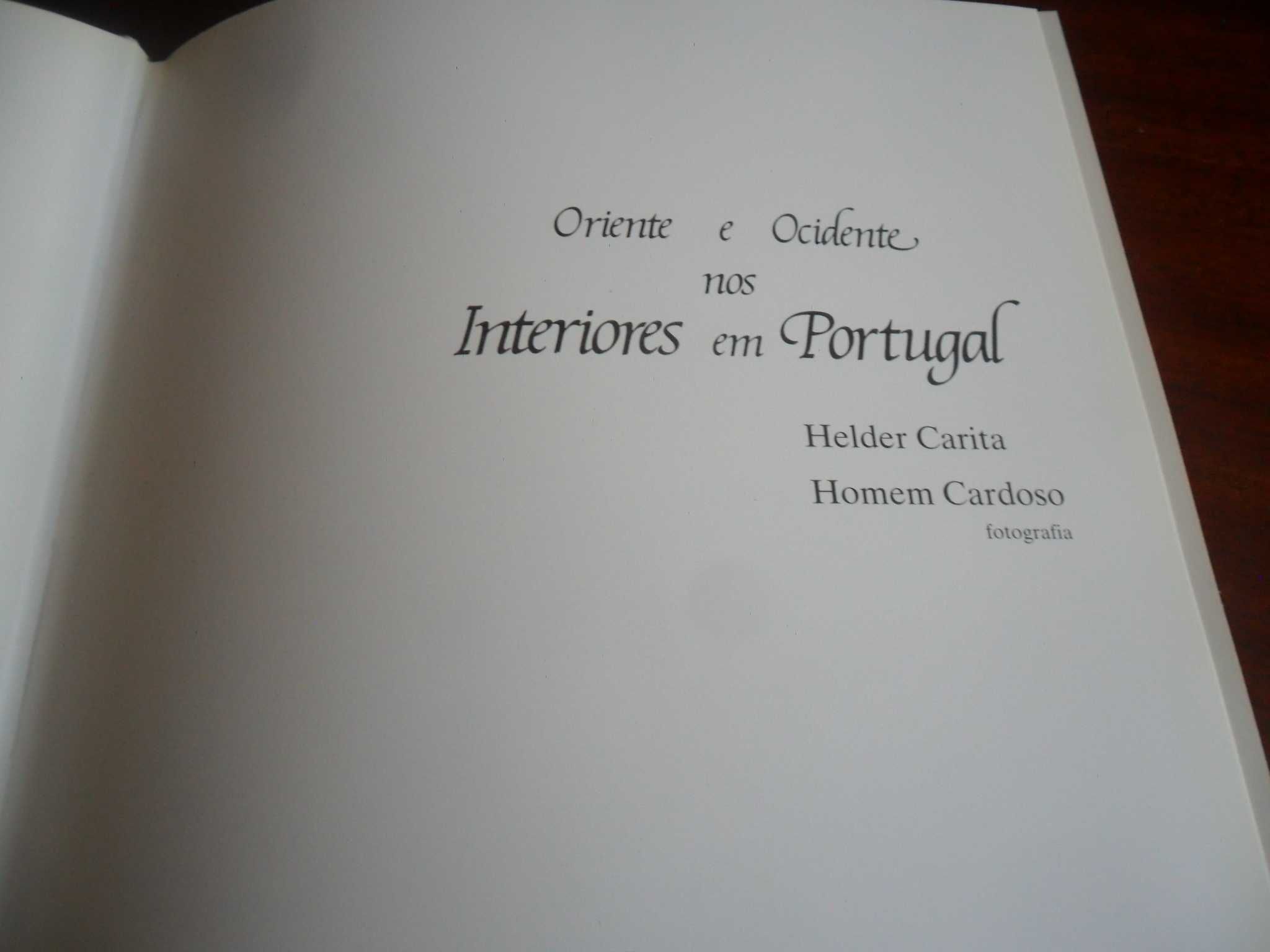 Oriente e Ocidente nos Interiores em Portugal -H Carita, Homem Cardoso
