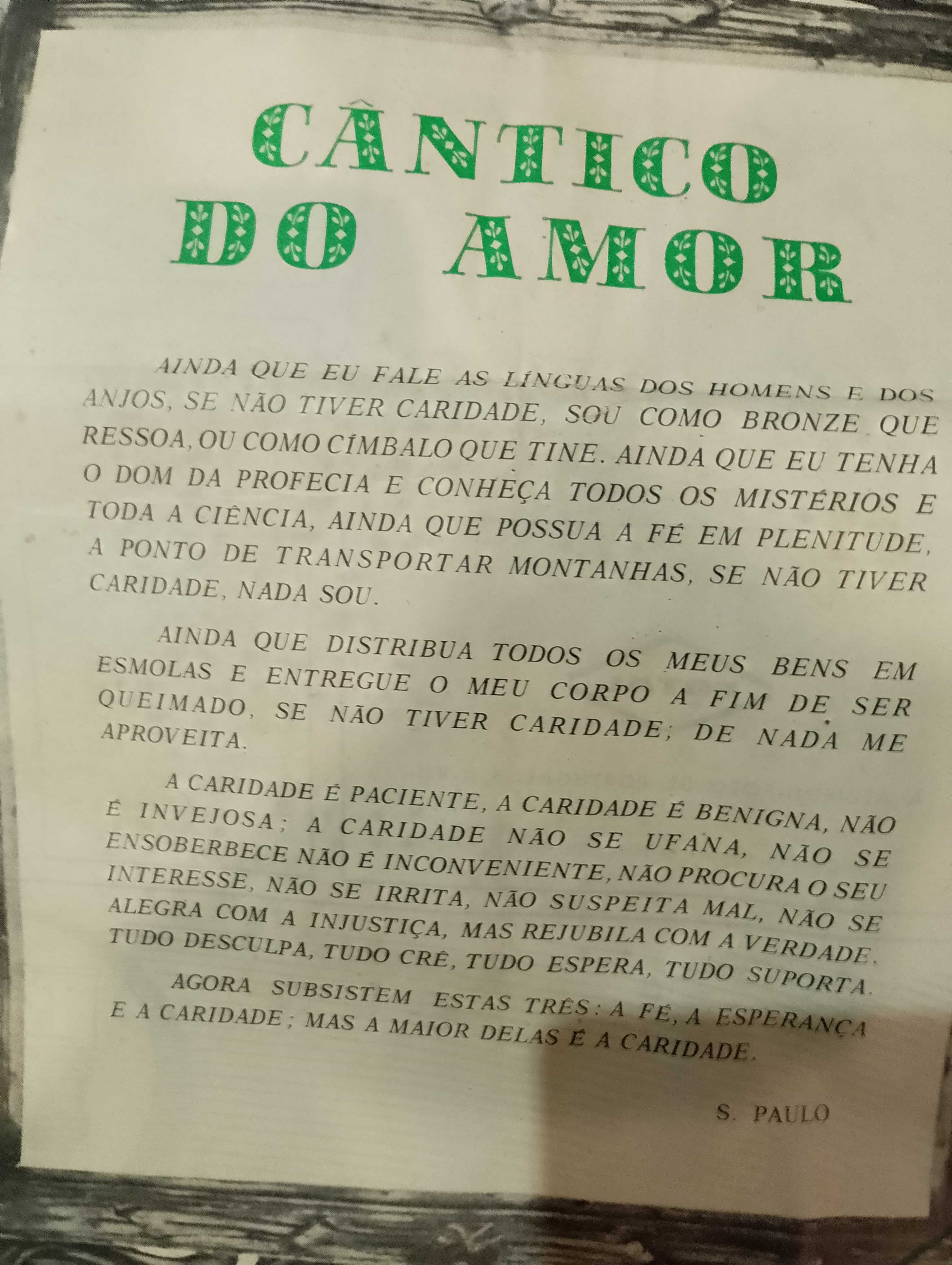 Jornal Caridade 1972 "Religião" Padre Marinho A. Cia