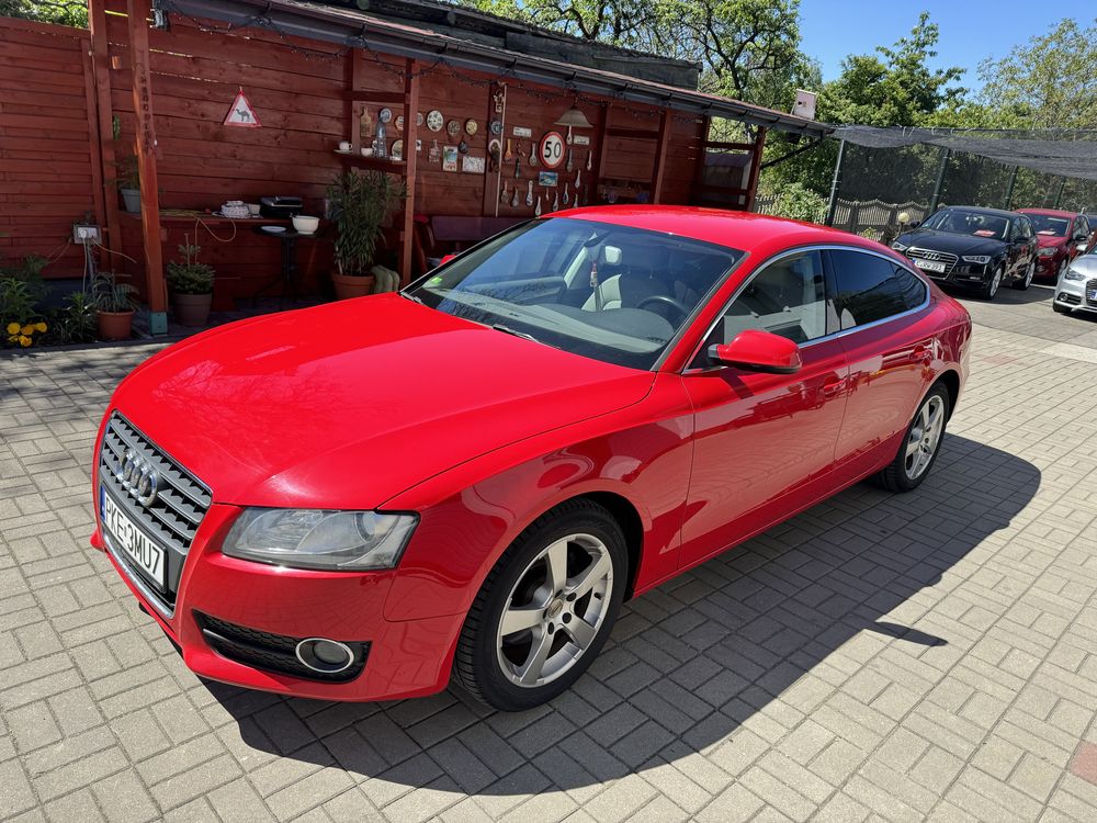 Audi A5 2.0 benzyna 180 KM sprowadzony 2010 zarejestrowany klimatronik