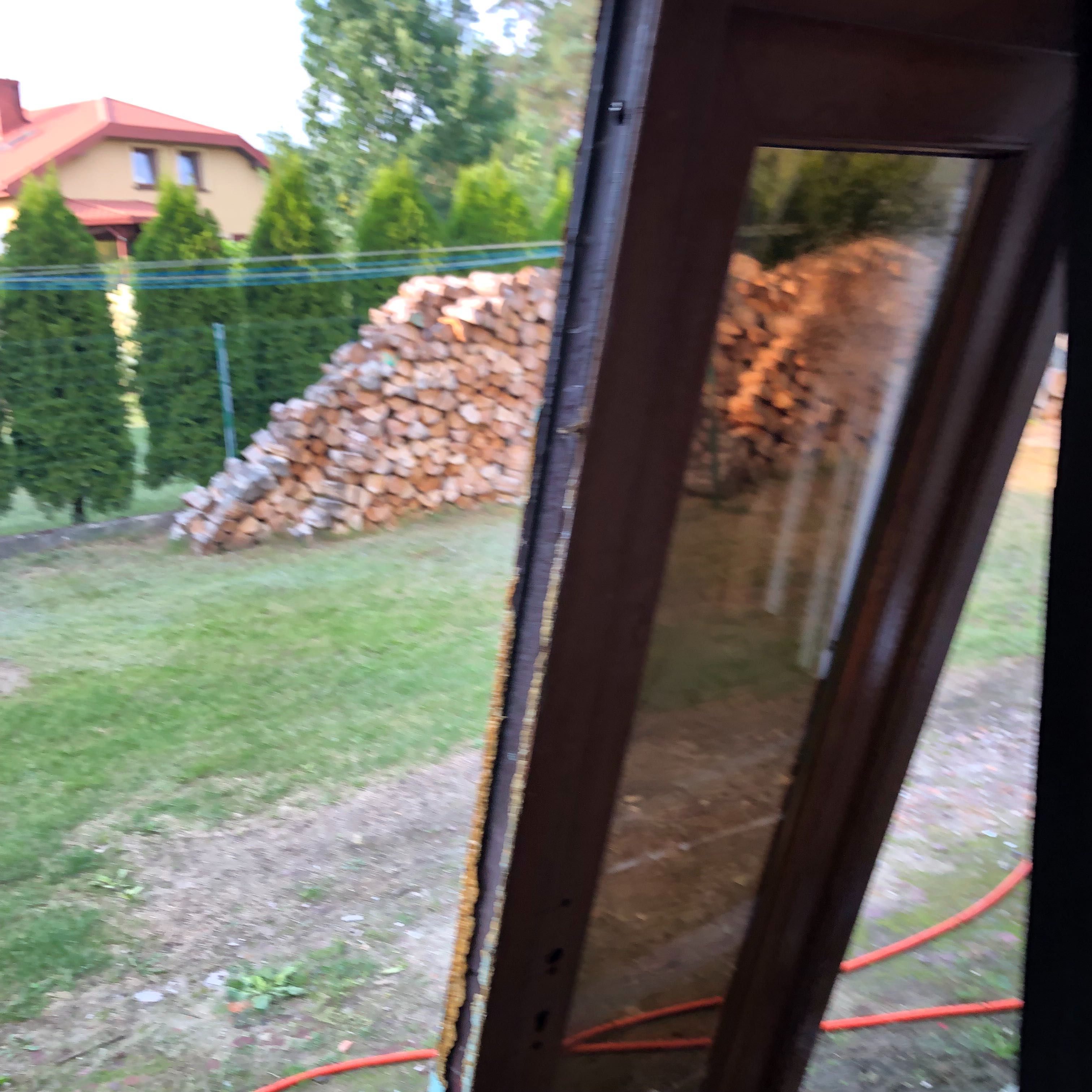 Drzwi PCV złoty dąb wąskie