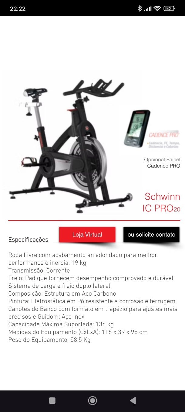 Bicicleta ciclismo indoor