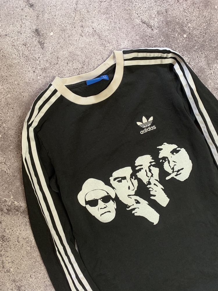 Лонгслив adidas & optimus gang sk8 реп скейт